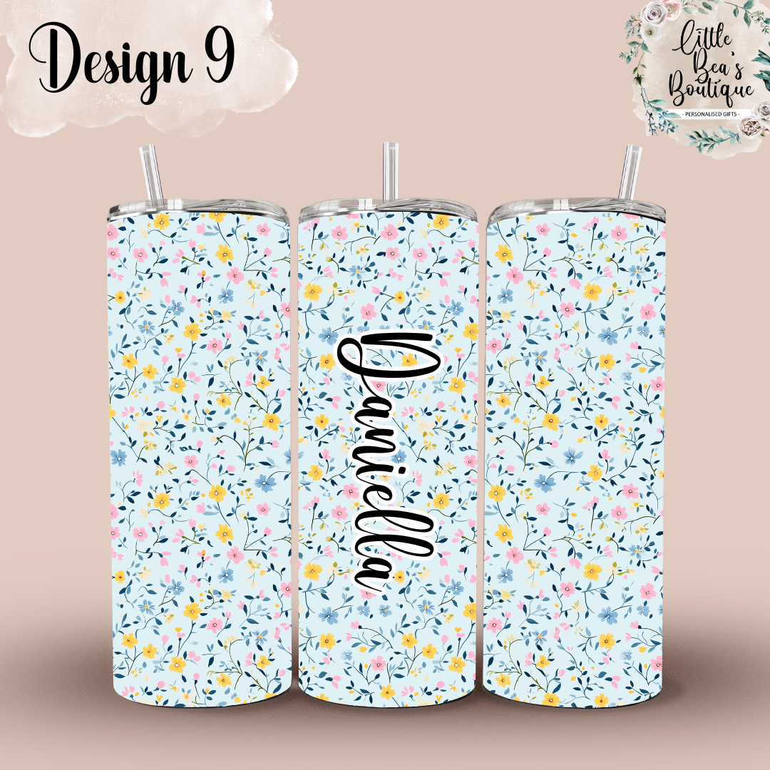 Summer Garden Collection - 20oz Insulated Tumbler for Hot or Cold Drinks