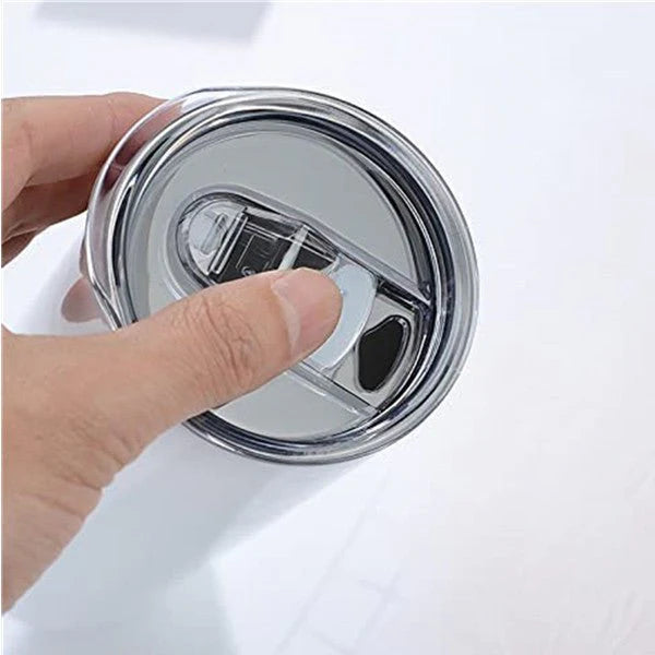 REPLACEMENT SPARE TUMBLER LID | For 20oz / 15oz Slide Lid Tumblers, Leak Resistant Lids with Silicone Seal, For Stainless Steel Drinks Bottle Tumblers Drinkware Plastic