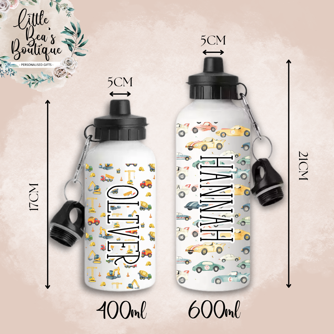 Customised Kids School Set - Lunch Bag, Lunch Box and Stainless Steel Insulated Drink Water Bottle Set - Add Any Name (Copy)