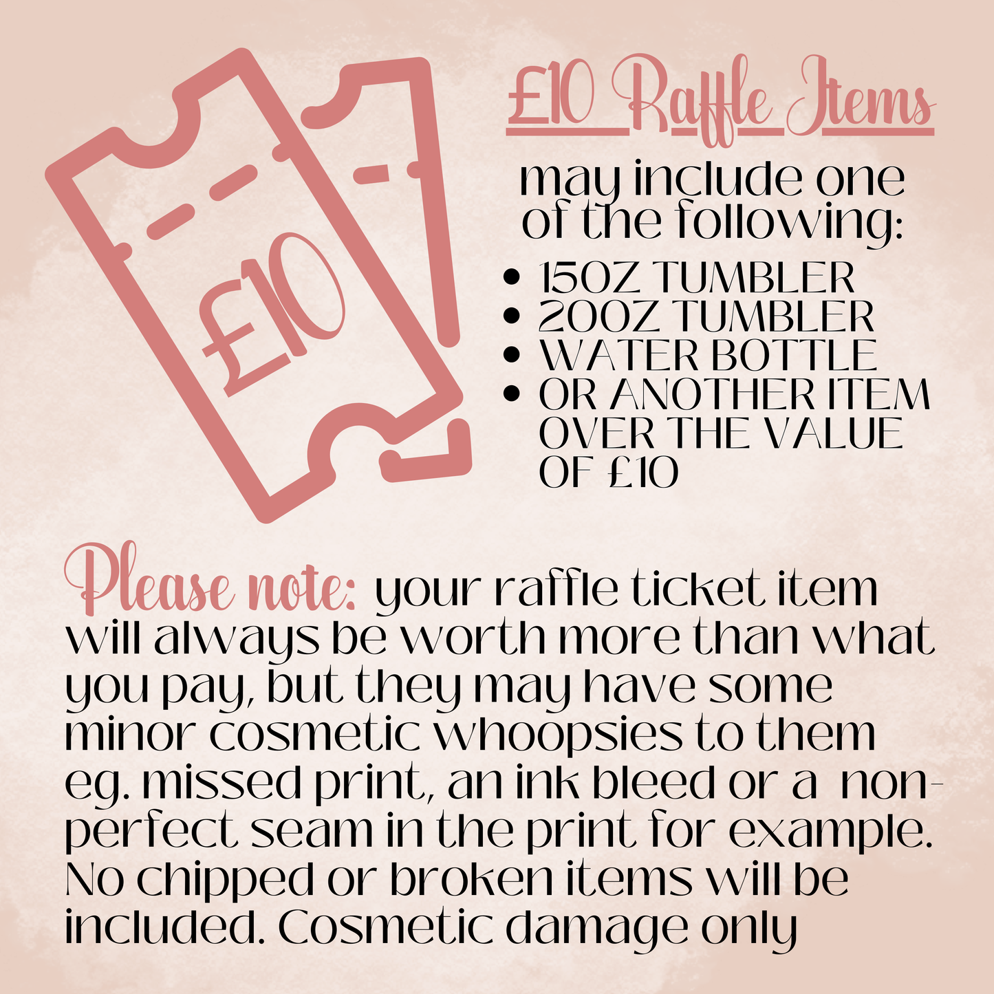 "TIKTOK LIVE" RAFFLE TICKETS - £5 OR £10 TICKETS FOR ON LIVE ONLY