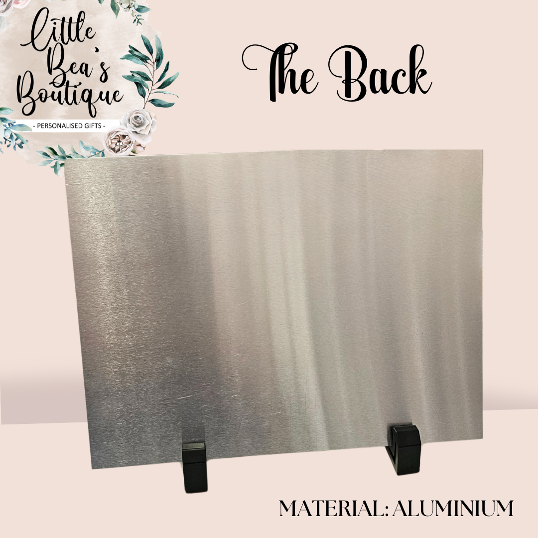 Custom Dog Dad Metal Photo Sign With Stands Father's Day Gift from Pet Dog or Cat - Personalised, Add Your Own Photo