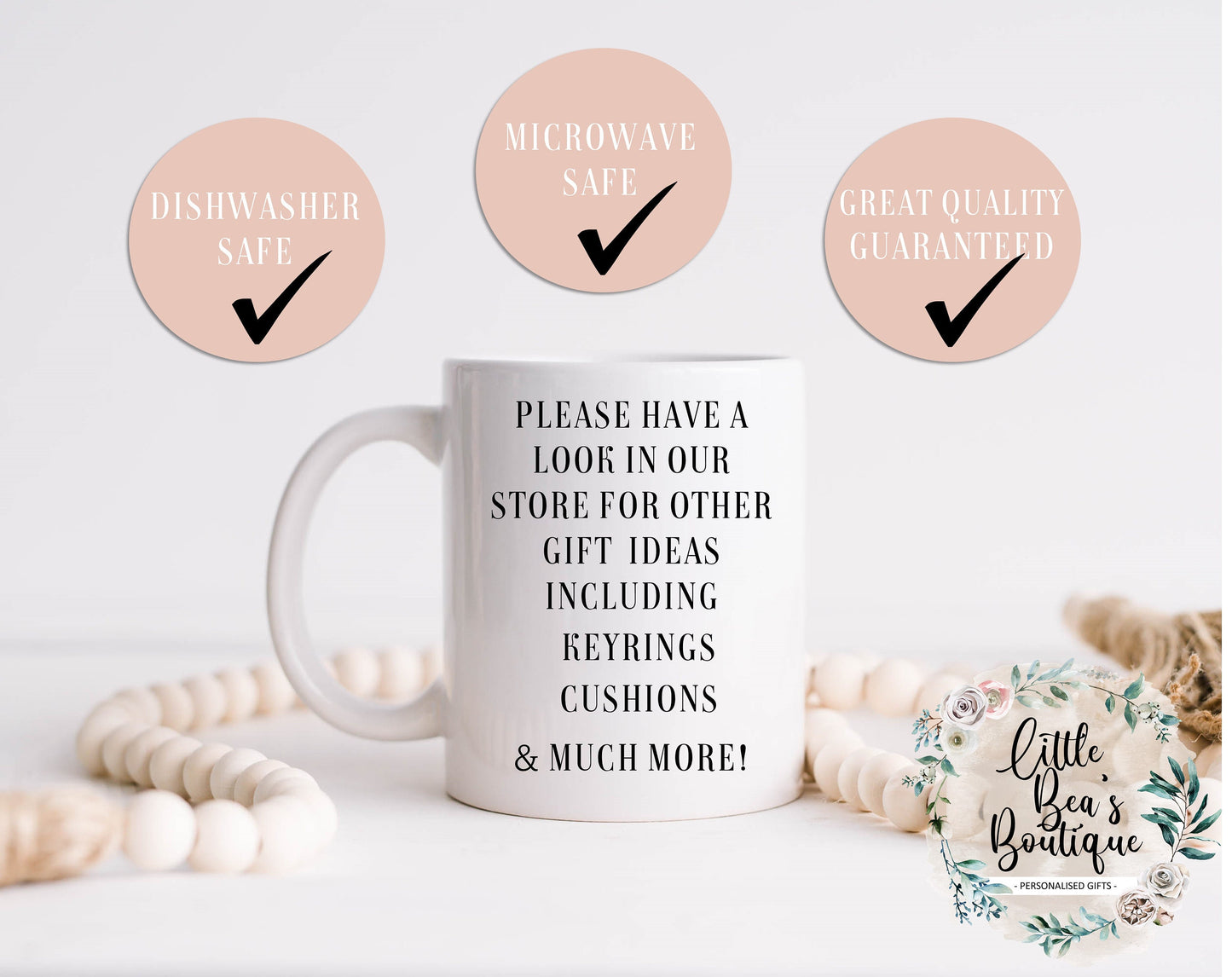 Funny Customised Grandma Mug | Mothers Day Gift, Funny Gift for Grandma, Gifts for Nan, Rude Gift Mugs for Mothers Day, Nanny Rating, Gift from Kids