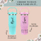 Customised 30oz Leakproof Pastel Tumbler Bottle With Handle & Straw- Drinks Water Bottle Hot Cold Drinks, Coffee Tea Travel Cup Drinkware Insulated Flasks Lid Metal Stainless Steel Mug Water Bottles Portable (Copy)