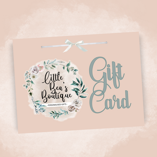 GIFT CARD/E-GIFT VOUCHER - £5, £10, £20 OR £50