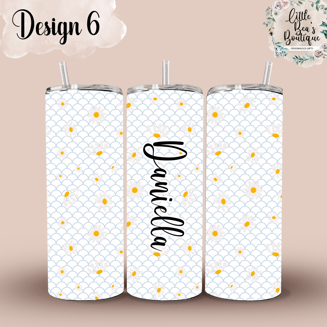 Summer Garden Collection - 20oz Insulated Tumbler for Hot or Cold Drinks