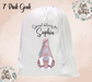Personalised Large White Christmas Santa Sack