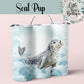 Under the Sea Water Creatures Collection Tumbler Hot/Cold Drinks Bottle with Straw - Stainless Steel Insulated Drink Water Bottle - 15oz / 20oz With Straw Bottle Tea Coffee Travel Cup