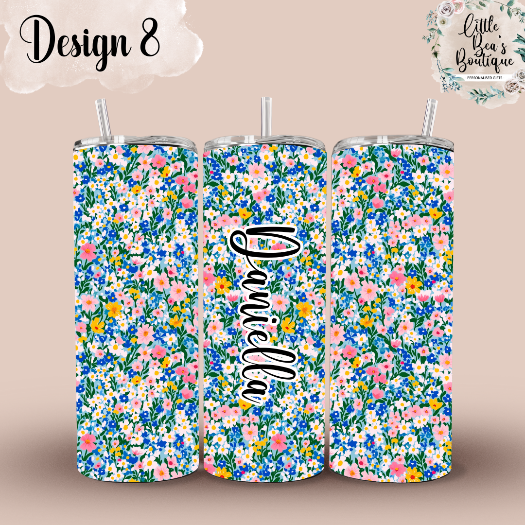 Summer Garden Collection - 20oz Insulated Tumbler for Hot or Cold Drinks