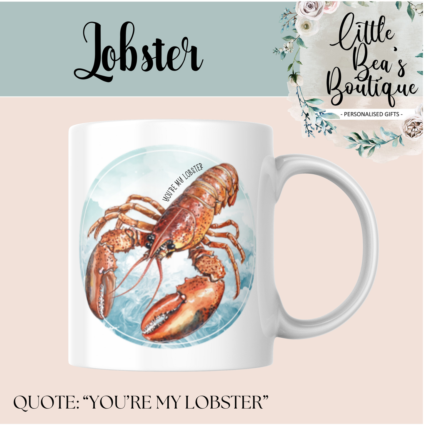 Under The Sea Water Creatures Collection Mug - 4 Sizes Available - Ceramic Drinkware Handled Mug Gift Set 24 Creatures to Choose From - Penguin, Orca Whale, Dolphin, Seahorse, Otter Drinkware