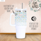 40OZ Tumbler with Handle, Double Wall Insulated - Hot or Cold Drinks