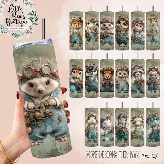 Steampunk 20oz Insulated Tumbler for Hot or Cold Drinks