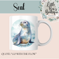 Under The Sea Water Creatures Collection Mug - 4 Sizes Available - Ceramic Drinkware Handled Mug Gift Set 24 Creatures to Choose From - Penguin, Orca Whale, Dolphin, Seahorse, Otter Drinkware