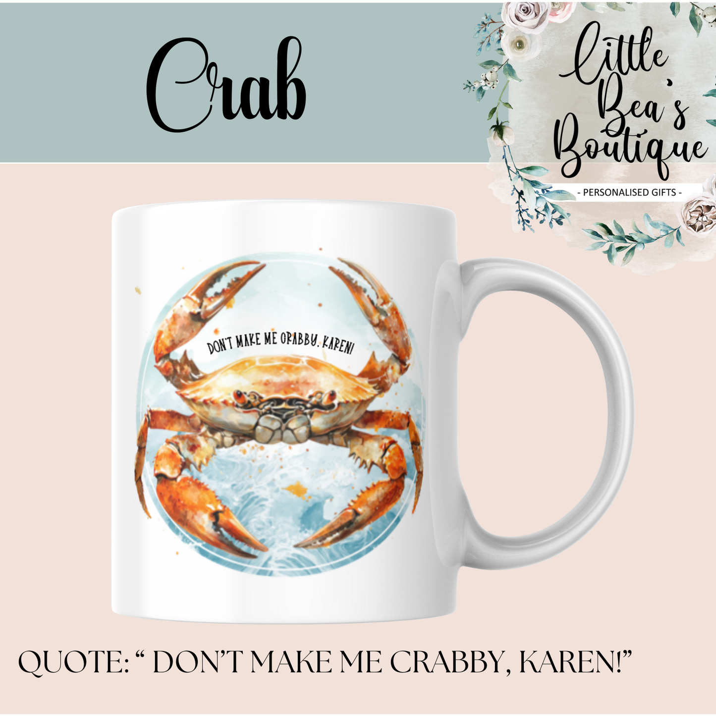 Under The Sea Water Creatures Collection Mug - 4 Sizes Available - Ceramic Drinkware Handled Mug Gift Set 24 Creatures to Choose From - Penguin, Orca Whale, Dolphin, Seahorse, Otter Drinkware