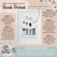 PERSONALISED FRIENDS PORTRAIT Print | Customised Friendship Gift, Galentines Day,  Mothers Day Gift Birthday Present Thank You Best Friend