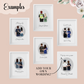 Personalised Couple Portrait Print | Uniform or Non Uniform, A4 A3 Valentines Day Gift for Girlfriend Boyfriend Husband Wife, Firefighter, Paramedic Gift, Police and Nurse Couple Gift