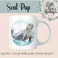 Under The Sea Water Creatures Collection Mug - 4 Sizes Available - Ceramic Drinkware Handled Mug Gift Set 24 Creatures to Choose From - Penguin, Orca Whale, Dolphin, Seahorse, Otter Drinkware