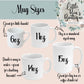 Matching Wedding Party Gift Mugs | Bridesmaid Mugs, Hen Party Gifts, Wedding Gift Bags, Wedding Favours for Mother of Bride, Wedding Gifts