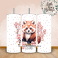 Floral Animals Collection Tumbler Hot or Cold Drinks Bottle with Straw