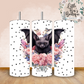 Floral Animals Collection Tumbler Hot or Cold Drinks Bottle with Straw