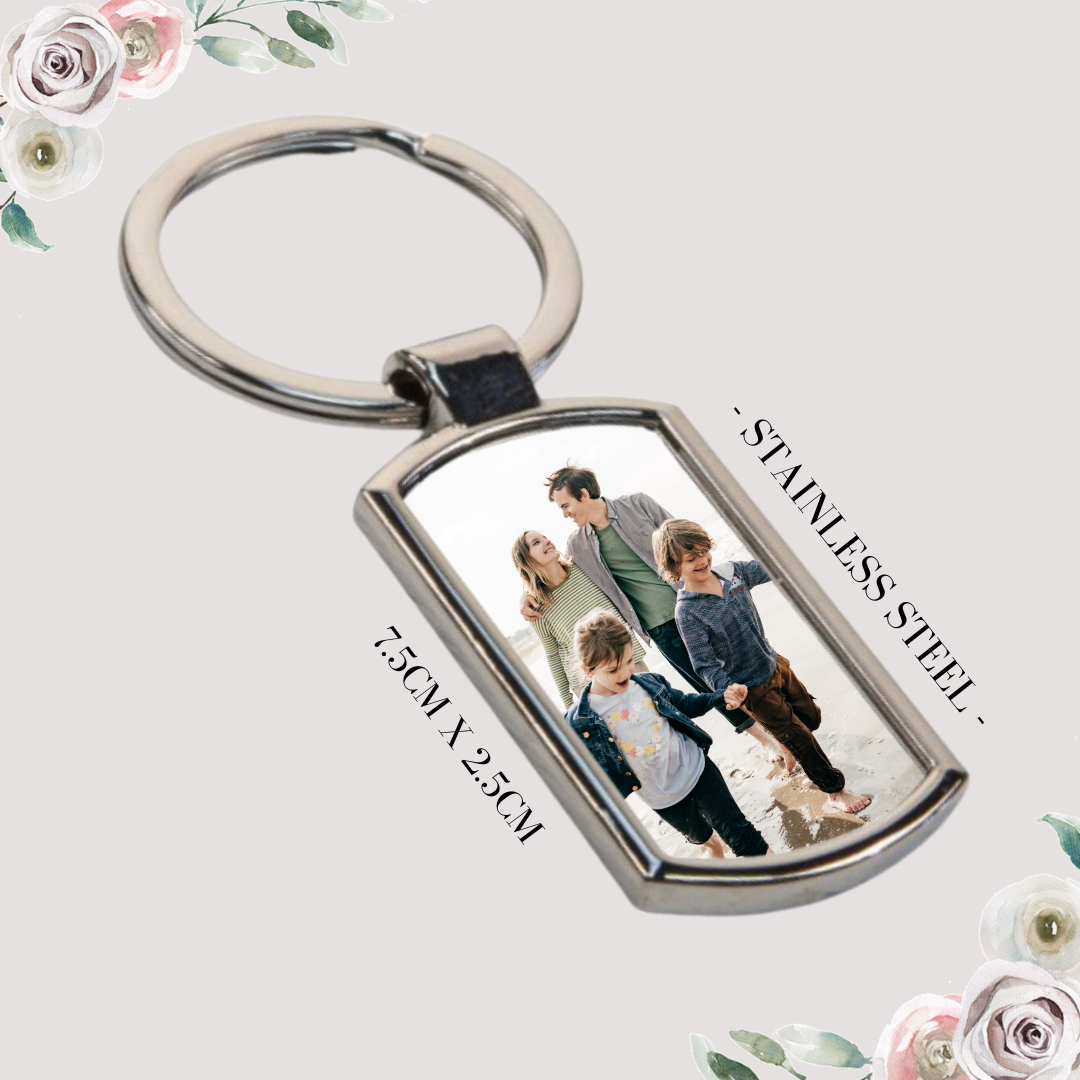 Add Your Own Picture Keyring | Customised Photo Picture Gift