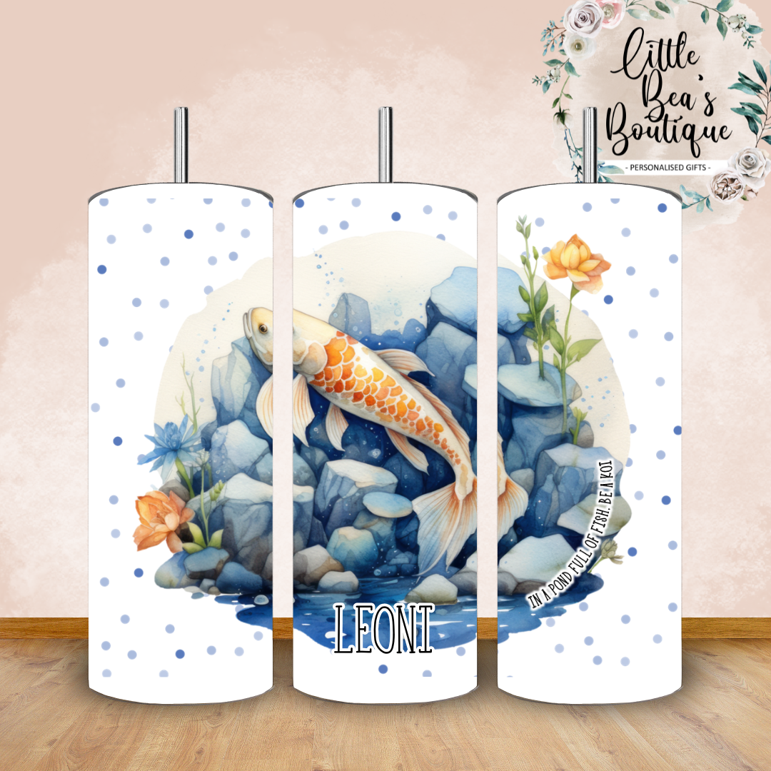 Floral Animals Collection Tumbler Hot or Cold Drinks Bottle with Straw