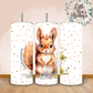 Floral Animals Collection Tumbler Hot or Cold Drinks Bottle with Straw