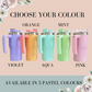 Easter Pastel Hot Cold Tumbler with Handle - 20oz Stainless Steel Water Bottle with Straw - Stylish, Plastic
