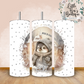 Floral Animals Collection Tumbler Hot or Cold Drinks Bottle with Straw