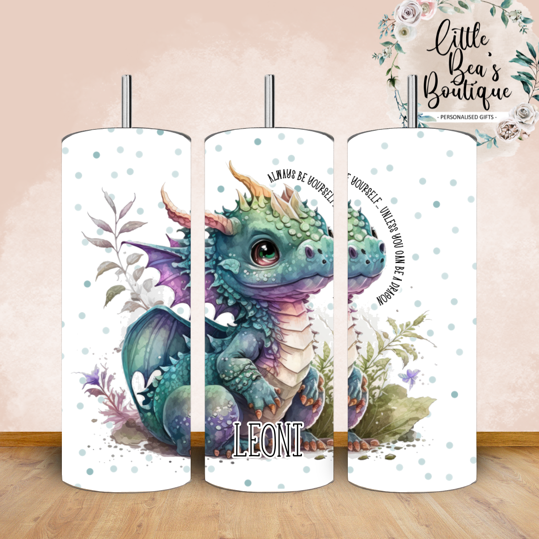 Floral Animals Collection Tumbler Hot or Cold Drinks Bottle with Straw