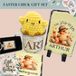 Kids Customised Easter Gift Set | Personalised Enamel Mug, Chick or Bunny Plush, Stop Here Sign, Coaster, Keyring, Easter Gifts for Children