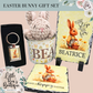 Kids Customised Easter Gift Set | Personalised Enamel Mug, Chick or Bunny Plush, Stop Here Sign, Coaster, Keyring, Easter Gifts for Children