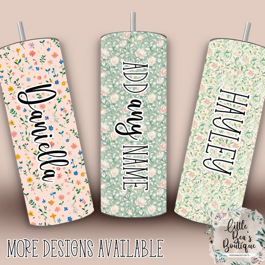 Summer Garden Collection - 20oz Insulated Tumbler for Hot or Cold Drinks