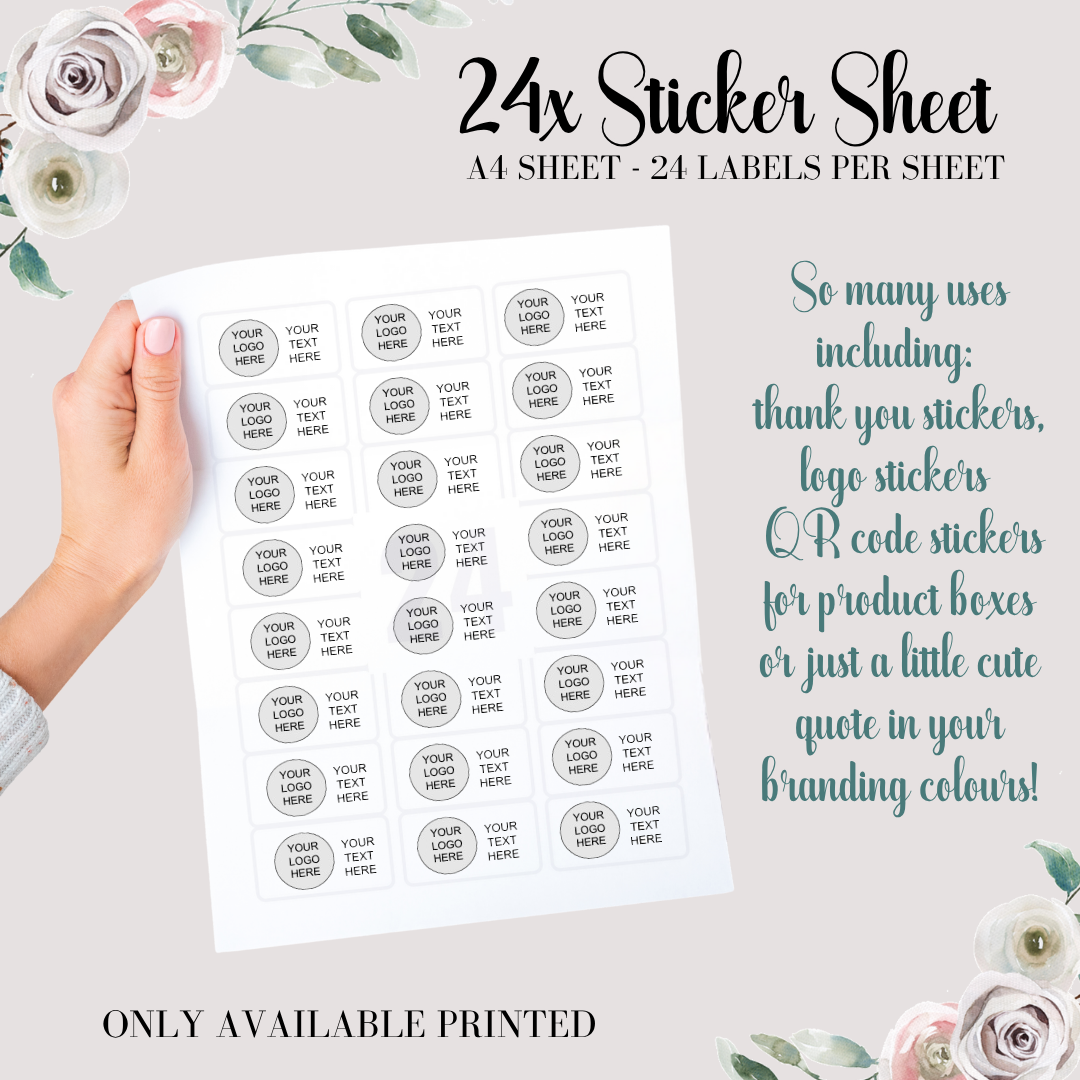 Small Business Essentials Bundle - Business Cards, Leaflets, Stickers, Thank You Cards