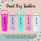 Customised 30oz Leakproof Pastel Tumbler Bottle With Handle & Straw- Drinks Water Bottle Hot Cold Drinks, Coffee Tea Travel Cup Drinkware Insulated Flasks Lid Metal Stainless Steel Mug Water Bottles Portable (Copy)