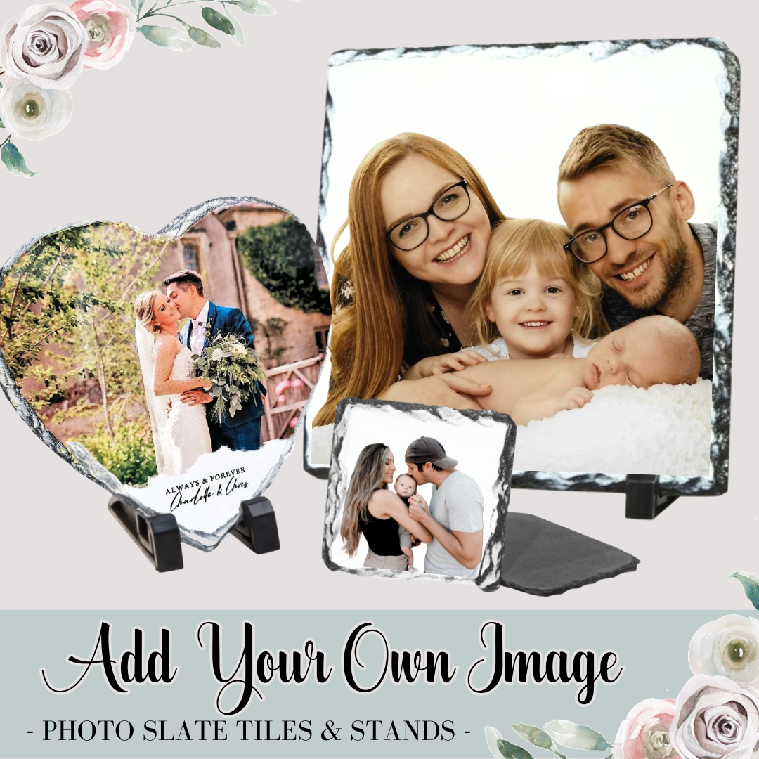 Add Your Own Picture - Slate Photo with Stands | Customised Photo Picture Gift with Stands (Copy)