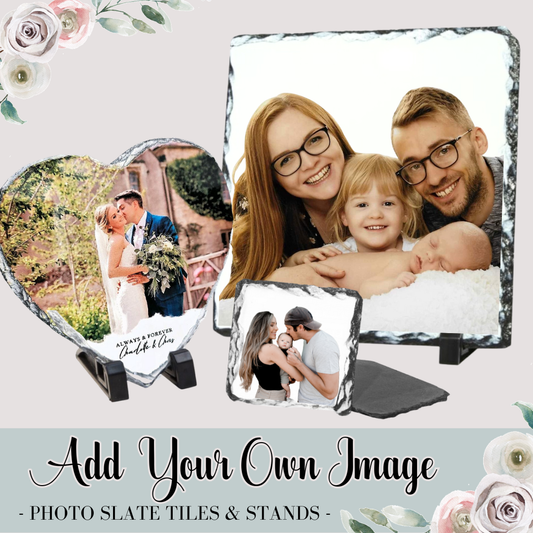 Add Your Own Picture - Slate Photo with Stands | Customised Photo Picture Gift with Stands (Copy)
