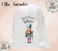 Personalised Large White Christmas Santa Sack