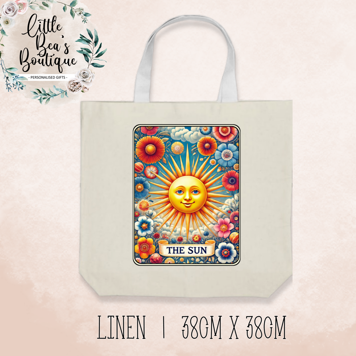 Tarot Card Collection Luxury Linen Tote Bag