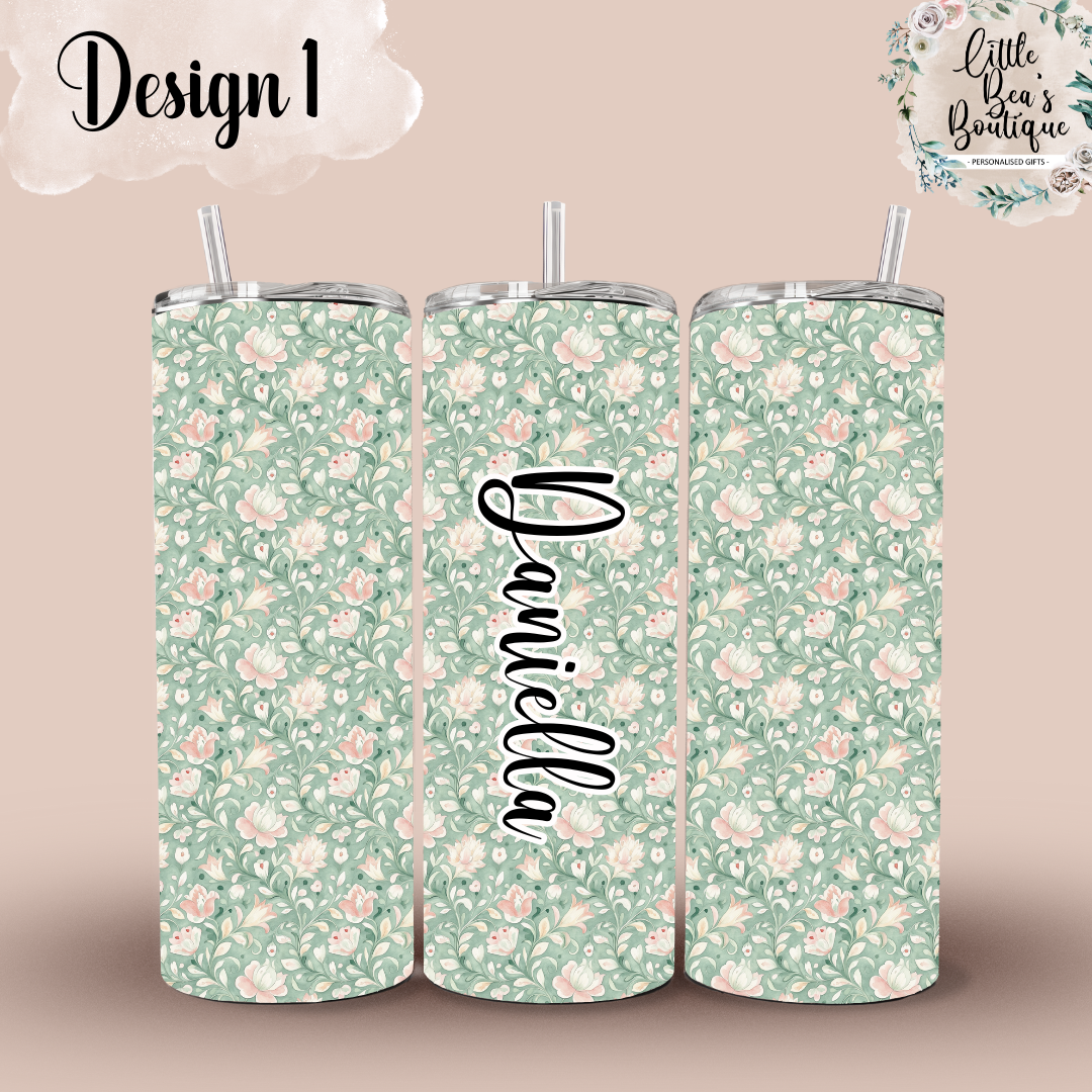 Summer Garden Collection - 20oz Insulated Tumbler for Hot or Cold Drinks