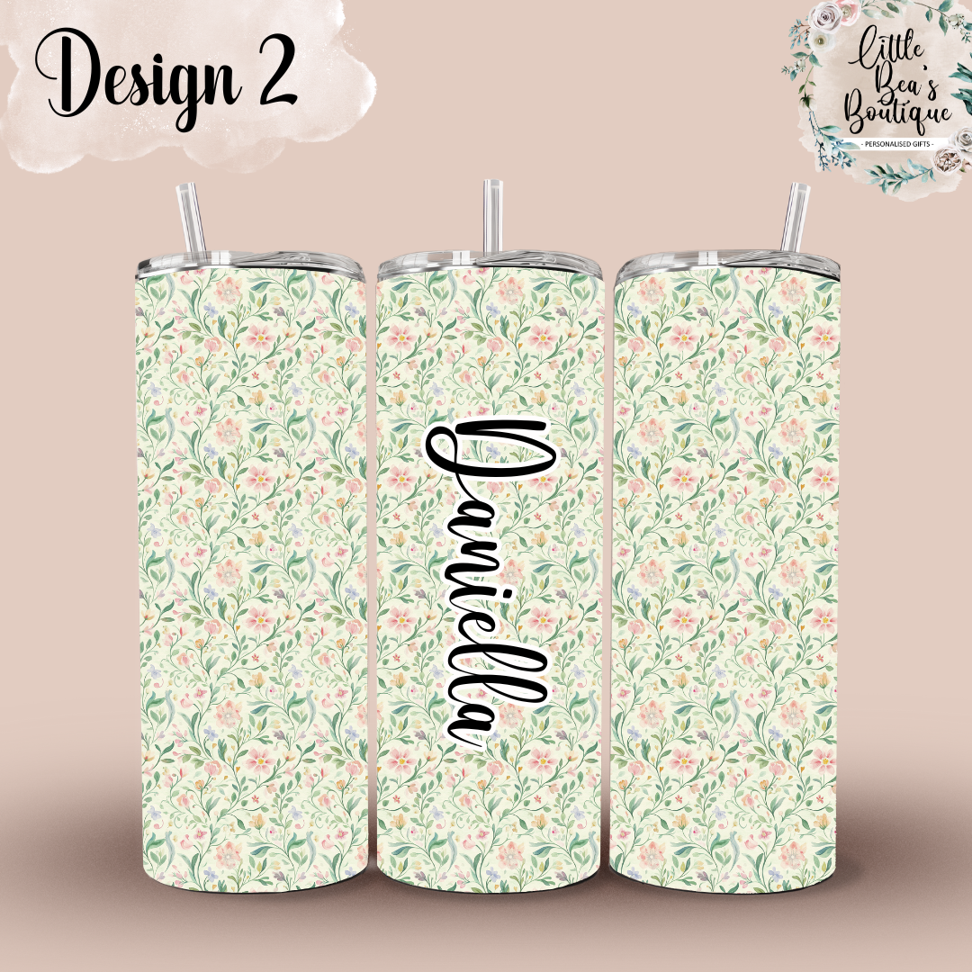 Summer Garden Collection - 20oz Insulated Tumbler for Hot or Cold Drinks