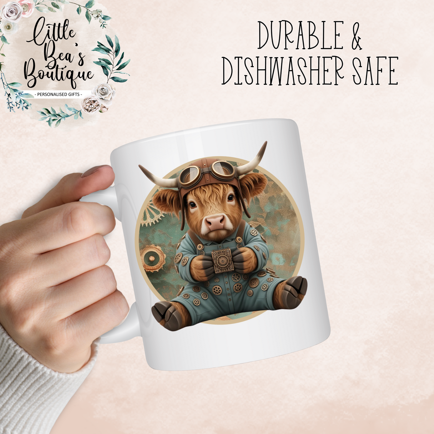 Steampunk Collection Mug - 4 Sizes Available - Ceramic Drinkware Handled Mug Gift Set