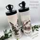 CHOOSE YOUR DOG BREED Straw Tumbler with Handle - 200 Dogs to Choose From - Customised with Name, Water Drinks Bottle Drinkware Lid Plastic Steel Water Bottles Insulated Stainless Reusable Washable Mug Portable