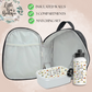 Customised Kids School Set - Lunch Bag, Lunch Box and Stainless Steel Insulated Drink Water Bottle Set - Add Any Name (Copy)