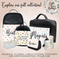 Customised Kids School Set - Lunch Bag, Lunch Box and Stainless Steel Insulated Drink Water Bottle Set - Add Any Name (Copy)