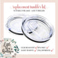 REPLACEMENT TUMBLER LID | For 20oz / 15oz Slide Lid Tumblers, Leak Resistant Lids with Silicone Seal, For Stainless Steel Drinks Bottle Tumblers Drinkware Plastic
