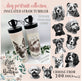 CHOOSE YOUR DOG BREED Straw Tumbler with Handle - 200 Dogs to Choose From - Customised with Name, Water Drinks Bottle Drinkware Lid Plastic Steel Water Bottles Insulated Stainless Reusable Washable Mug Portable