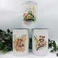 Floral Animal Collection Make Up Brush Pot / Pencil Pot - Choose your Animal Makeup Cosmetic