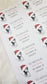 24x PERSONALISED FROM SANTA Labels, Christmas Stickers, Christmas Present Labels, Father Christmas Tag, Christmas Gift Tags, Penguin Labels