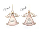 Angel Memorial Ornament, Personalised Hanging Memorial Angel, Mother's Day Angel, In Memory of Mum Grandma Nan Angel Bauble, Tree Decoration