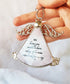 Angel Memorial Ornament, Personalised Hanging Memorial Angel, Mother's Day Angel, In Memory of Mum Grandma Nan Angel Bauble, Tree Decoration